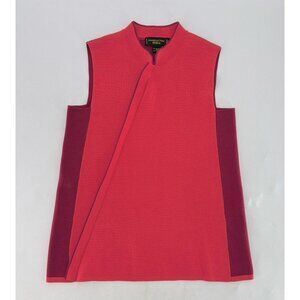 Shanghai Tang Mulberry Silk‎ & Cotton Mandarin Collar Knit Sweater Blouse Size M